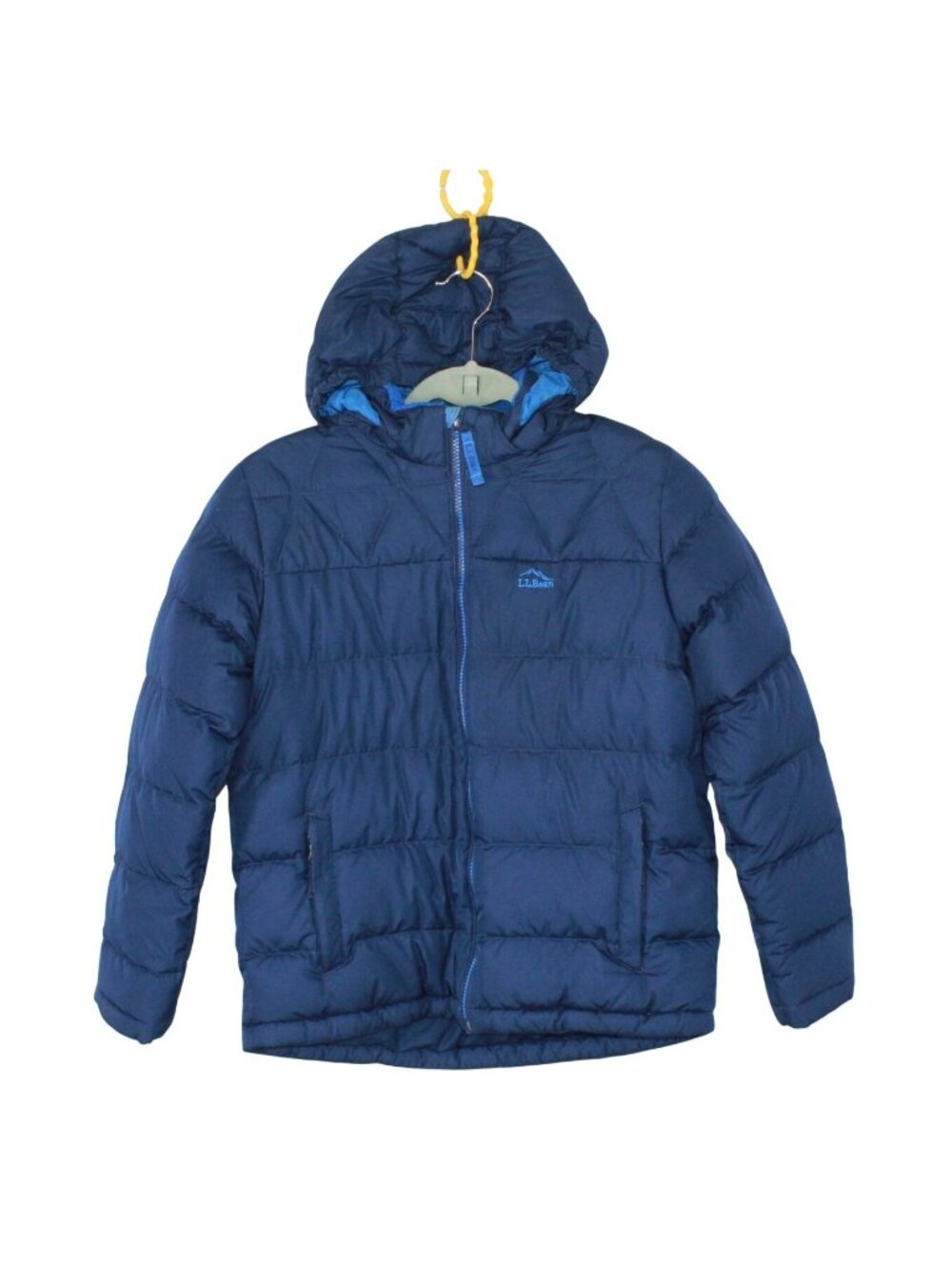 LL Bean Bean's Cozy Fleece Lining Down Jacket Casual School Outdoor L14-16